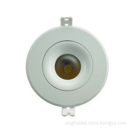 CE/RoHS certificated COB 10W sharp LED downlight, 80 to 90lm/W, new design for shopping malls